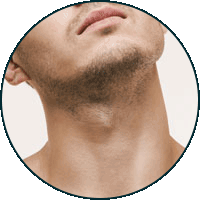 man's neck